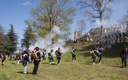 napoleonic battle commemoration in Italy on original site of Cosseria in 1796