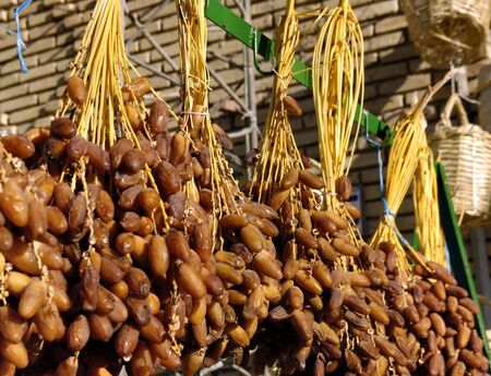 dates for sale in a Tunisian market