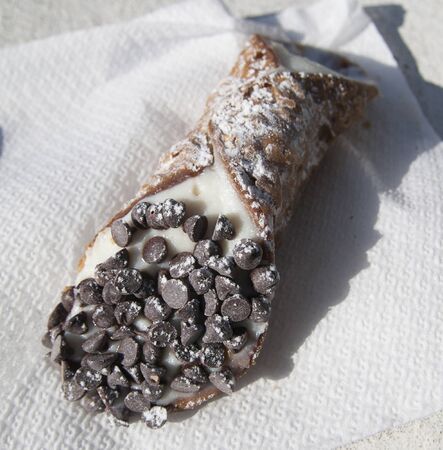 cannolo sicilianoの写真素材