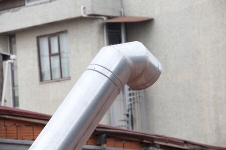 smoke stackの写真素材