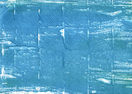 Hand-drawn abstract watercolor. Used colors: Carolina blue, Celestial blue, Steel blue, Christmas...