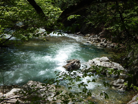 mountain riverの写真素材
