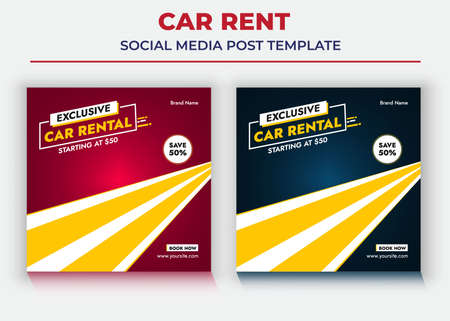 Need A Luxury Car, car rent , auto motive social media postのイラスト素材