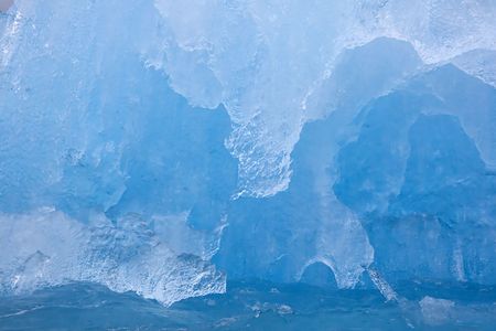 Detail of iceberg in Napassorsuaq Fjord, Greenland