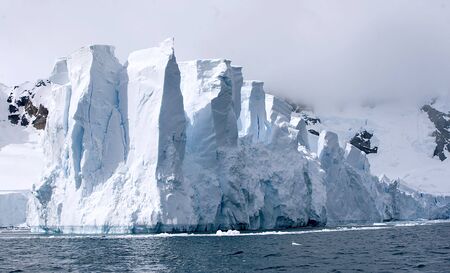 Glacier in Paradise Bay, Antarctica