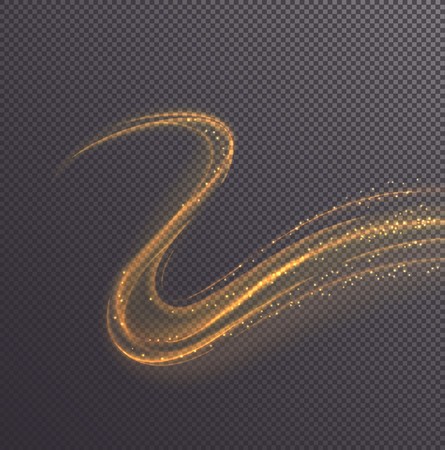 Golden light effect or abstract flashのイラスト素材