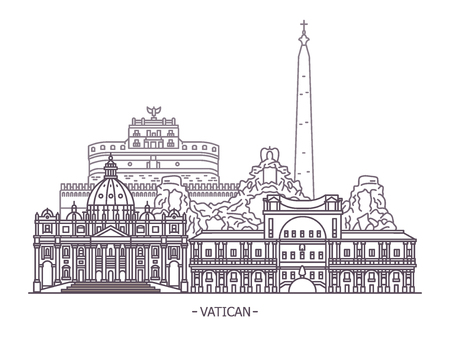 Religion landmarks of Vatican Cityの写真素材