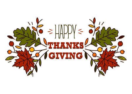 Holiday banner or postcard with celebration quoteのイラスト素材