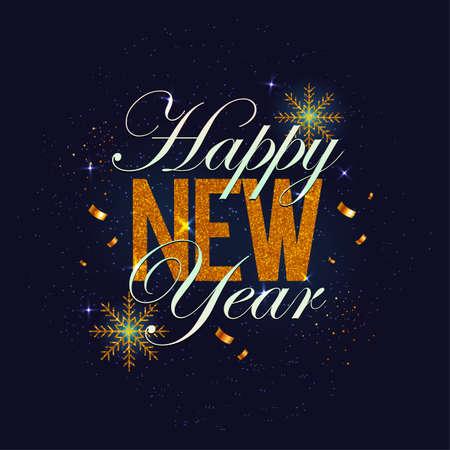 New Year 2022 greeting card or flyer, festive textの写真素材