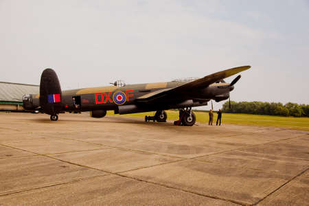 The Lancaster bomber earned itのeditorial素材