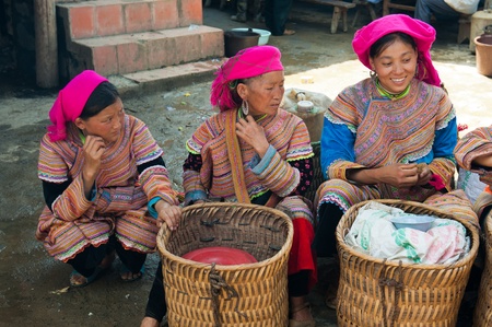 Flower H'Mong at Bac Ha Market