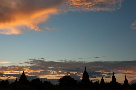 Sunset Silhouetteの写真素材