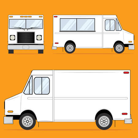 Food Truck Blankのイラスト素材