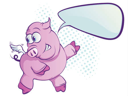 When Pigs Flyのイラスト素材