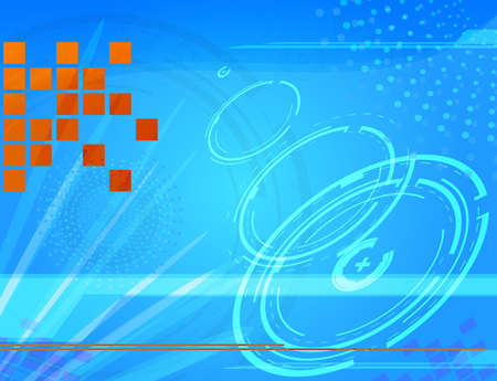 Abstract background/High Tech Lightsのイラスト素材