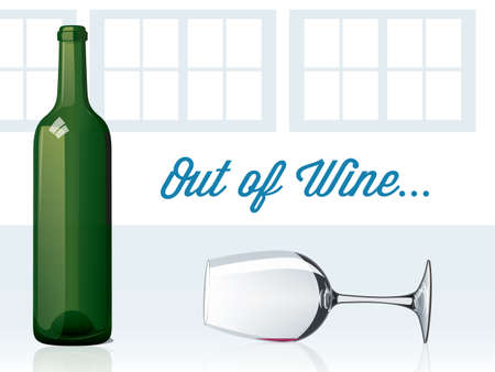 Out of Wineのイラスト素材