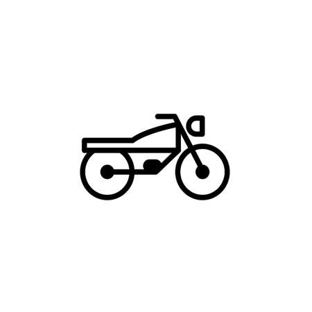 Motorbike vector iconのイラスト素材