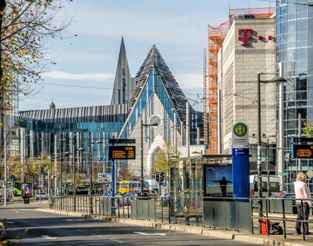 Leipzig, Saxony, Germany - October 21 2017: View to the restored University of Leipzigのeditorial素材