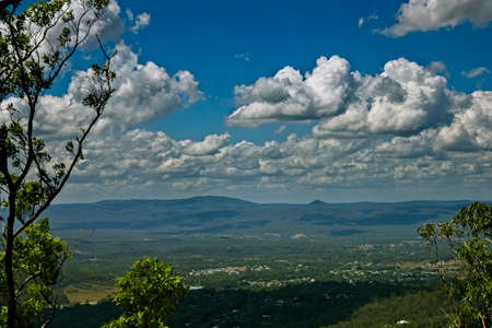 Scenic lookout from Toowoombaの写真素材