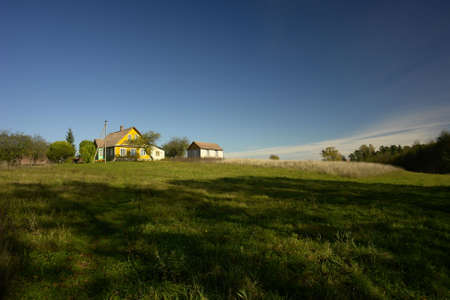 Farmhouse in Lithuania                               の写真素材