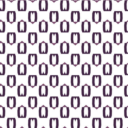 Seamless vector pattern in geometric ornamental styleのイラスト素材