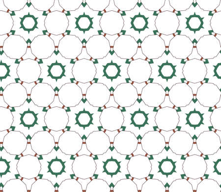 Seamless geometric ornamental vector pattern. Abstract backgroundのイラスト素材