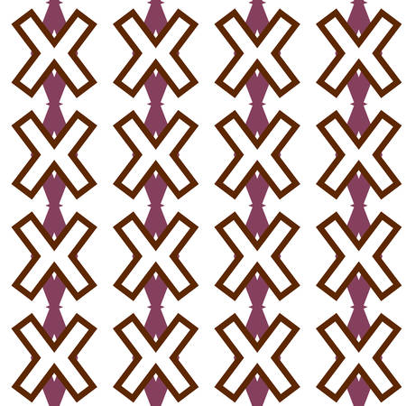 Seamless geometric ornamental vector pattern. Abstract backgroundのイラスト素材