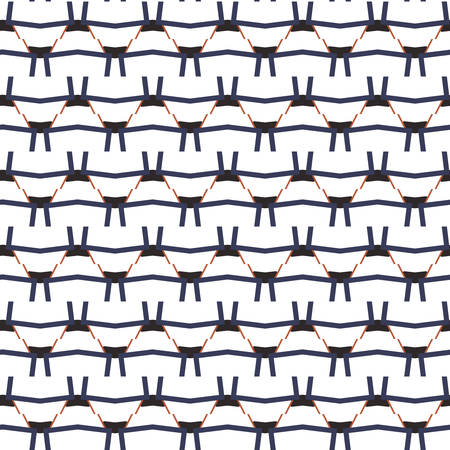 Seamless geometric ornamental vector pattern. Abstract backgroundのイラスト素材