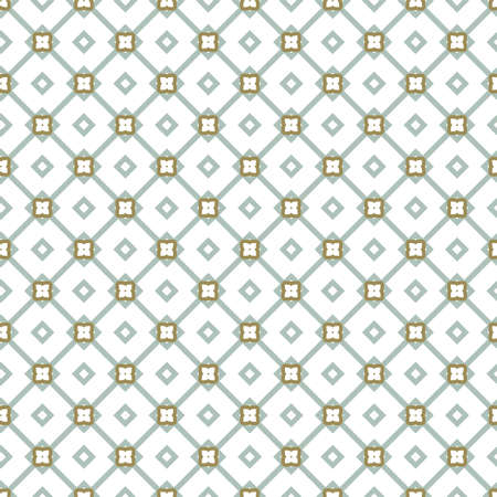 Seamless vector pattern in geometric ornamental styleのイラスト素材