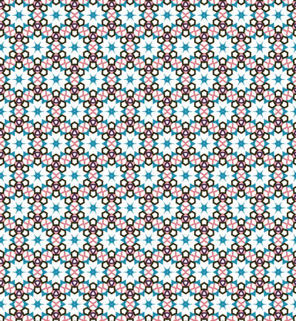 Abstract background texture in geometric ornamental style. Seamless design.のイラスト素材
