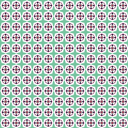 Seamless vector pattern. Background texture in geometric ornamental style.