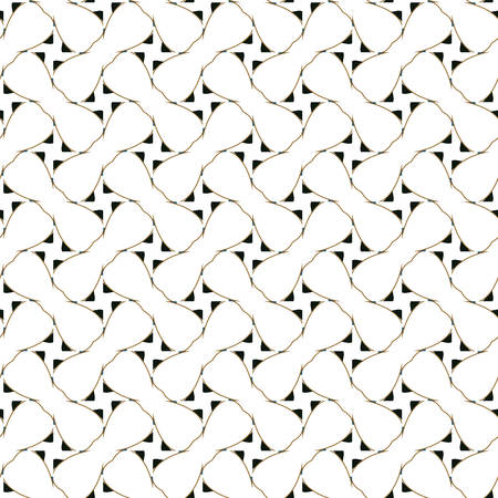 Geometric ornamental vector pattern. Seamless design texture.のイラスト素材