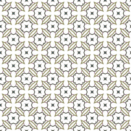 Geometric ornamental vector pattern. Seamless design texture.