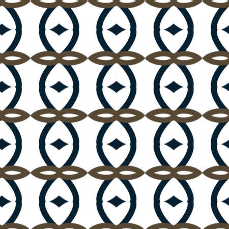 Seamless vector pattern in geometric ornamental styleのイラスト素材