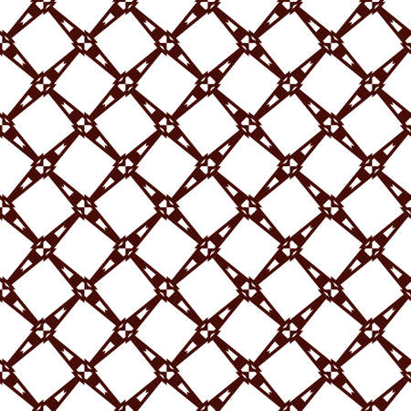 Geometric ornamental vector pattern. Seamless design texture.のイラスト素材