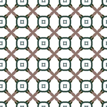 Seamless vector pattern in geometric ornamental style