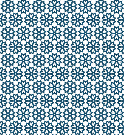Geometric ornamental vector pattern. Seamless design texture.のイラスト素材