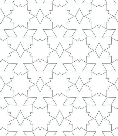 Seamless geometric ornamental vector pattern. Abstract backgroundのイラスト素材