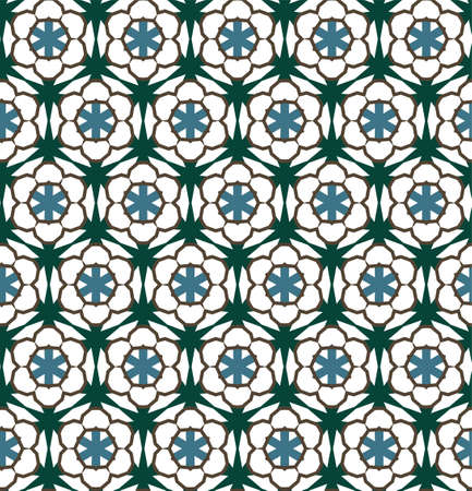 Abstract background texture in geometric ornamental style. Seamless design.のイラスト素材