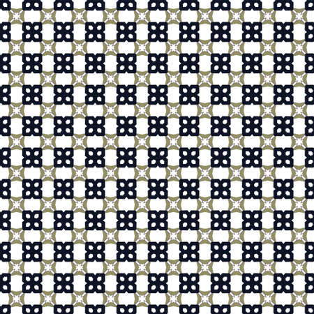 Seamless geometric ornamental vector pattern. Abstract backgroundのイラスト素材