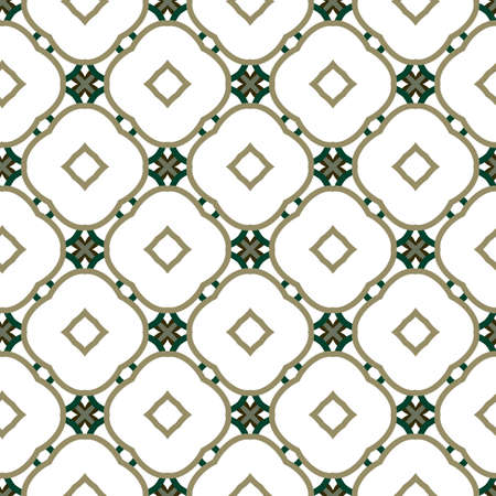 Seamless geometric ornamental vector pattern. Abstract backgroundのイラスト素材