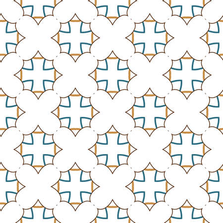 Seamless geometric ornamental vector pattern. Abstract backgroundのイラスト素材