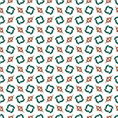 Seamless vector pattern in geometric ornamental styleのイラスト素材