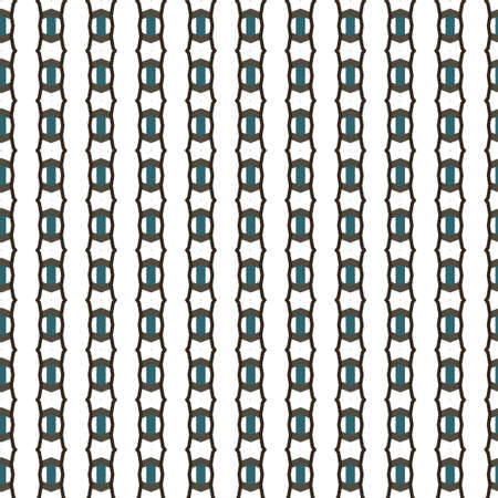 Seamless vector pattern in geometric ornamental styleのイラスト素材