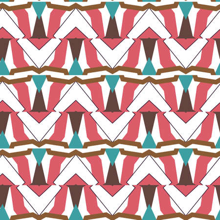 Geometric ornamental vector pattern. Seamless design texture.のイラスト素材