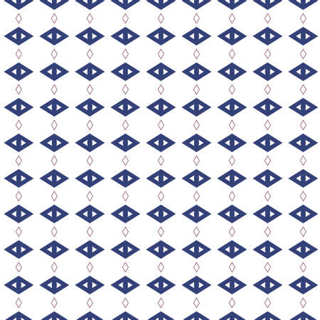 Seamless vector pattern in geometric ornamental styleのイラスト素材