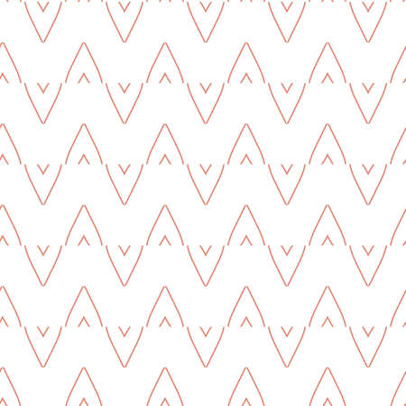 Seamless vector pattern in geometric ornamental styleのイラスト素材