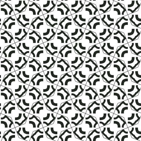Seamless vector pattern. Background texture in geometric ornamental style.のイラスト素材