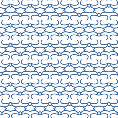Seamless vector pattern in geometric ornamental styleのイラスト素材