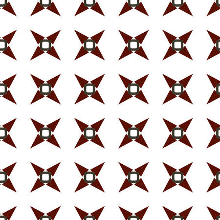 Seamless vector pattern in geometric ornamental styleのイラスト素材
